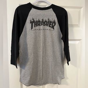 Vintage Thrasher baseball tee shirt